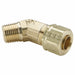 Elbow Brass Comp. 1/4 in Comp. 6 mm