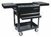 Compact Slide Top Utility Cart Black
