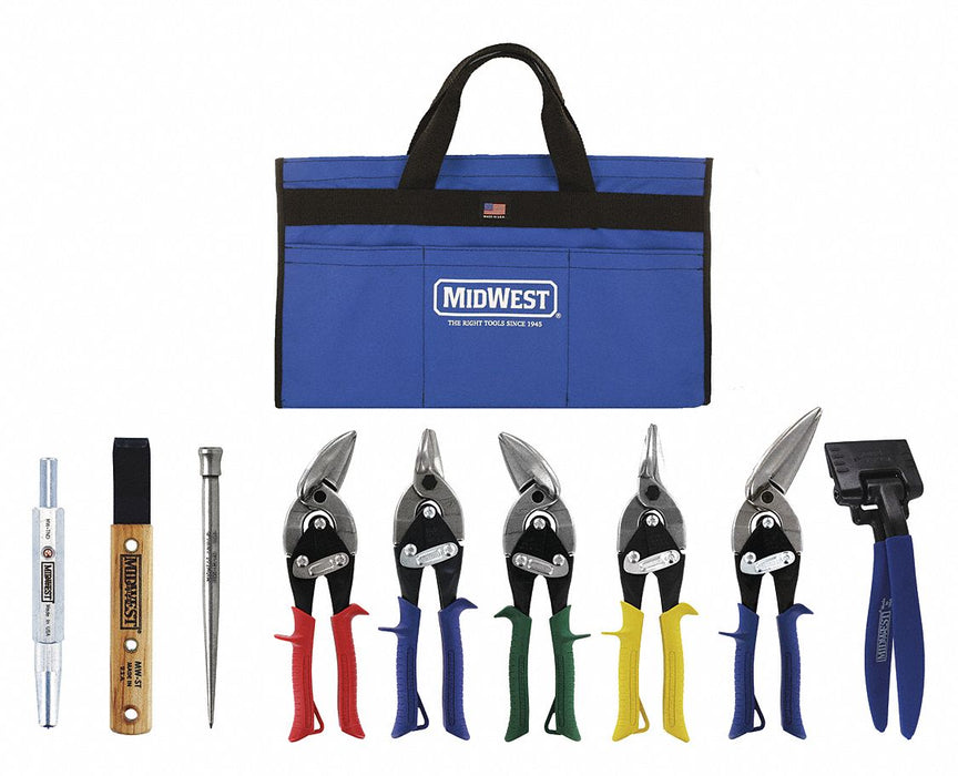Premium Roofing/Siding Tool Kit 9 pcs.