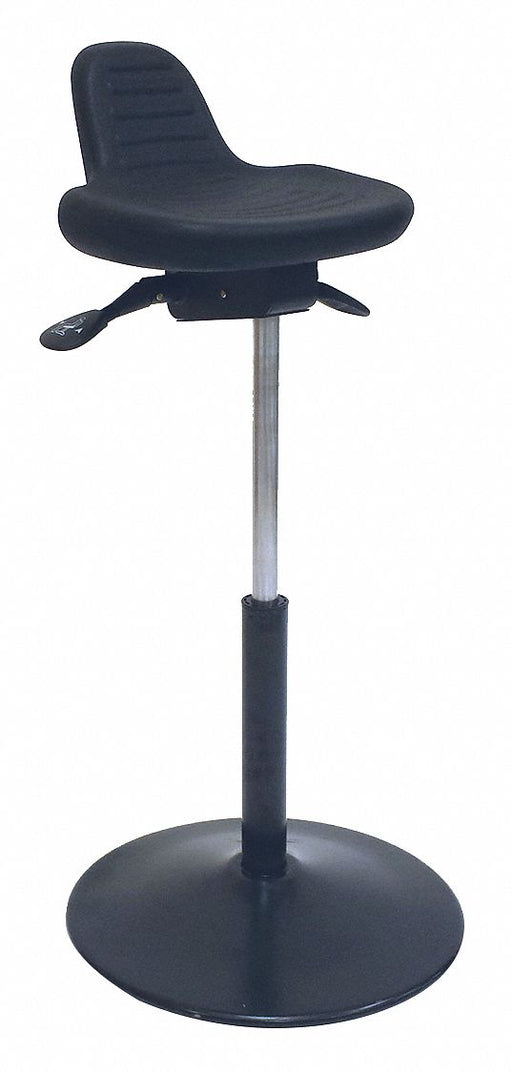 Sit Stand Stool Round Black 23 H