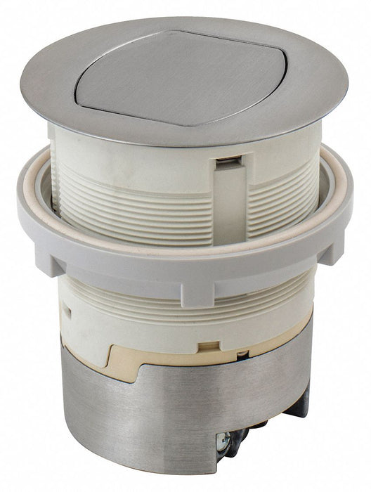 Ktcn Cntr Rcpt Flush Alum 15A Kit