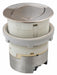 Ktcn Cntr Rcpt Flush Nickel 15A Kit