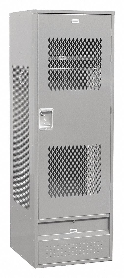 Gear Locker 24Wx72Hx24D Vented Door Gray