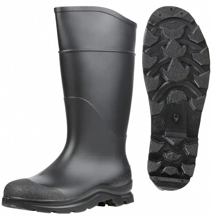 PVC Rubber Boot Black 14 Sz 12 PR