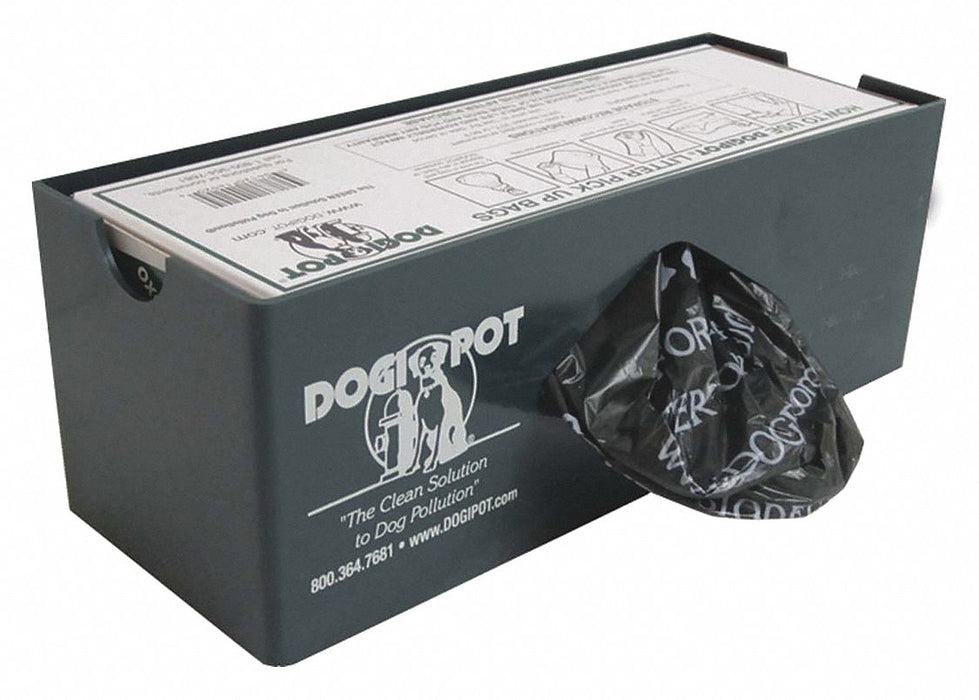 Bag Dispenser Single Roll Aluminum
