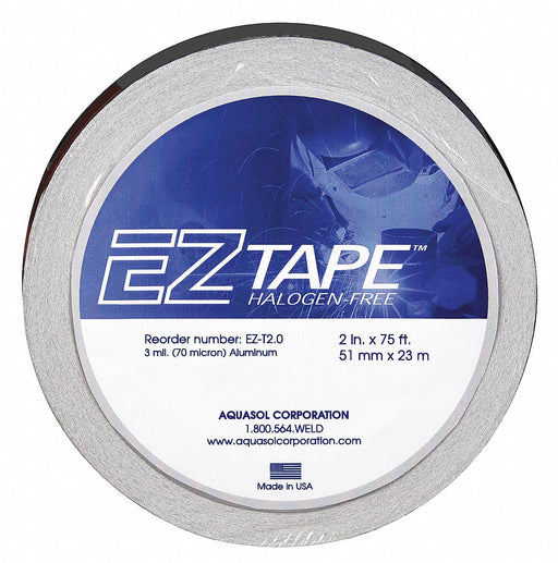 Aluminum Tape 2 in W 75 ft L Silver