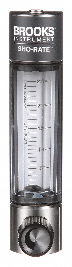 Flowmeter Air 15 to 150 LPH Glass
