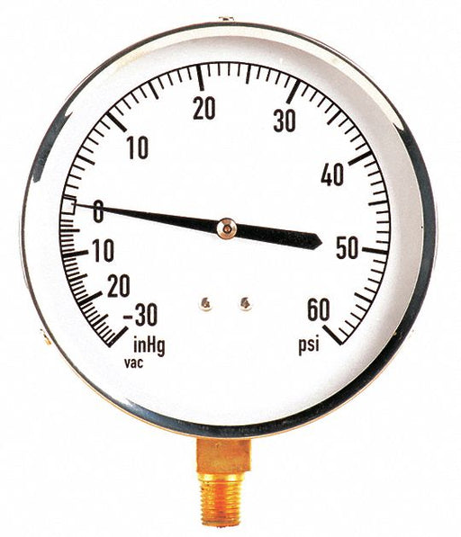 G3995 Pressure Gauge Mechanical Cont 4-1/2 In