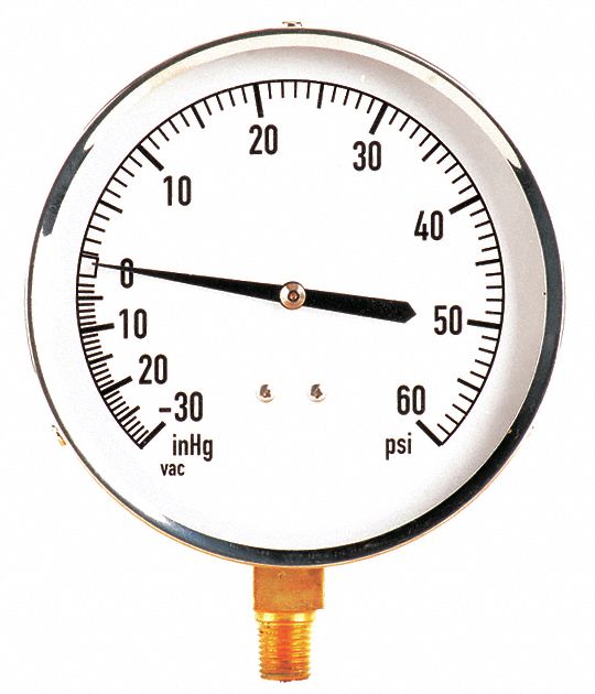 G3995 Pressure Gauge Mechanical Cont 4-1/2 In