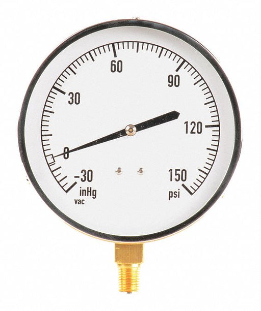 G3995 Pressure Gauge Mechanical Cont 4-1/2 In