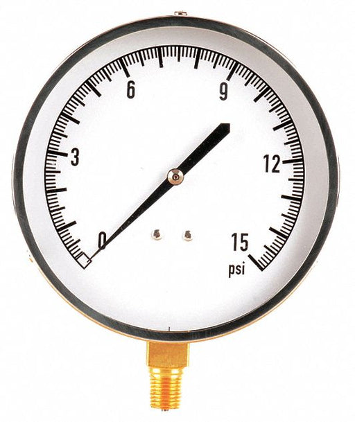 G3995 Pressure Gauge Mechanical Cont 4-1/2 In