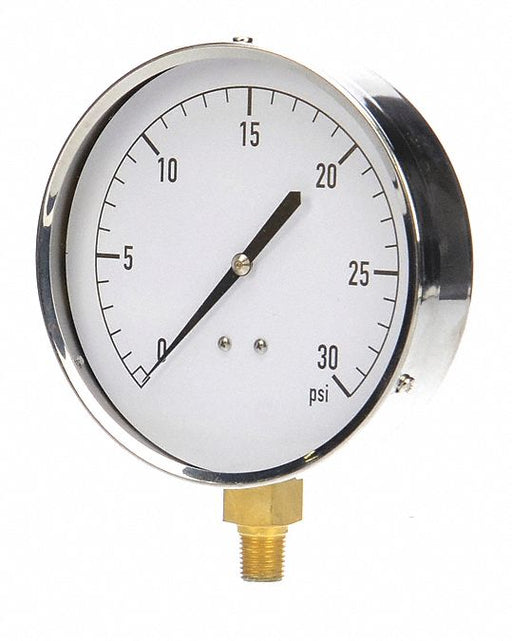 G3995 Pressure Gauge Mechanical Cont 4-1/2 In