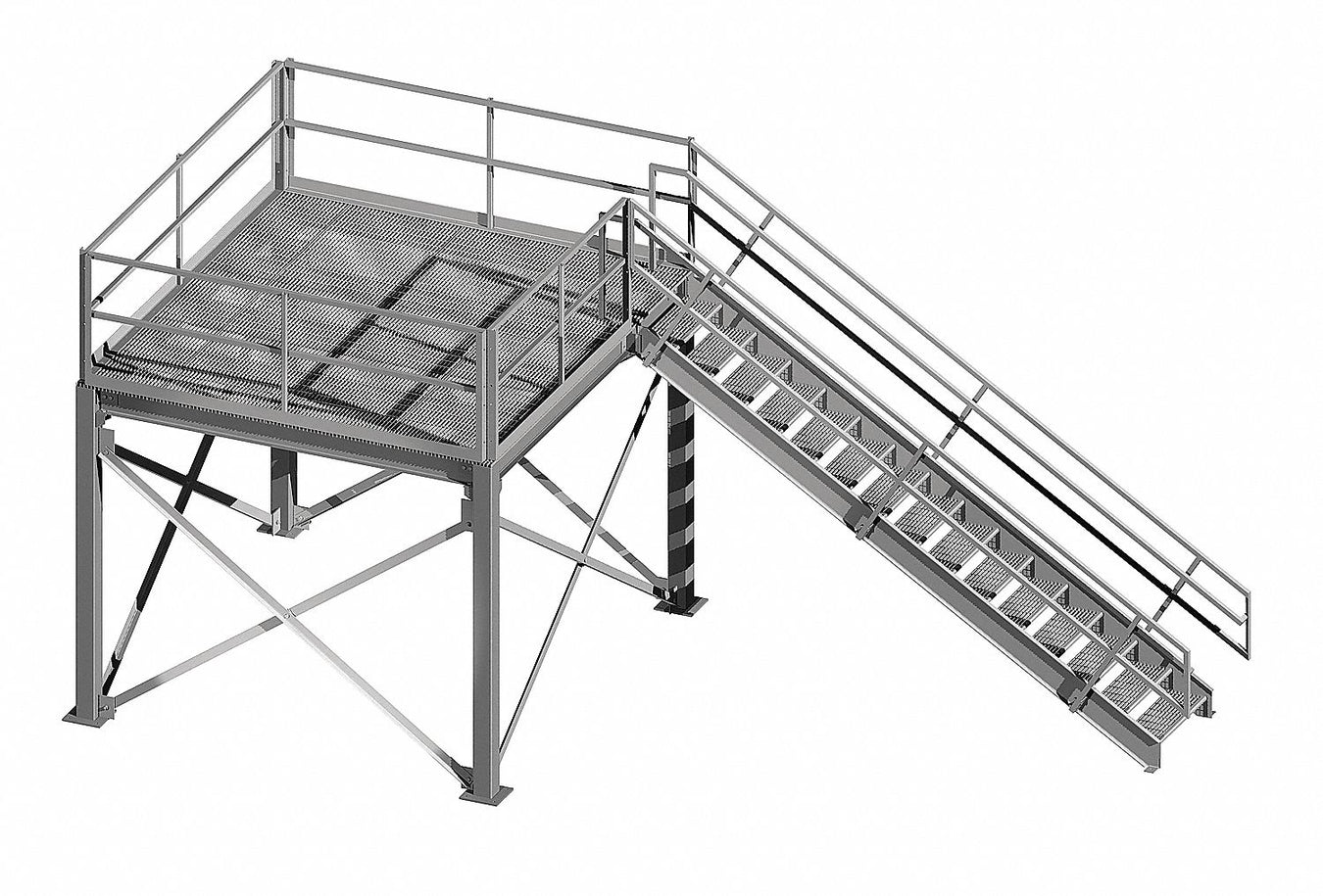 Guard Tower 20 ftx10.83 ftx12 ft Stl