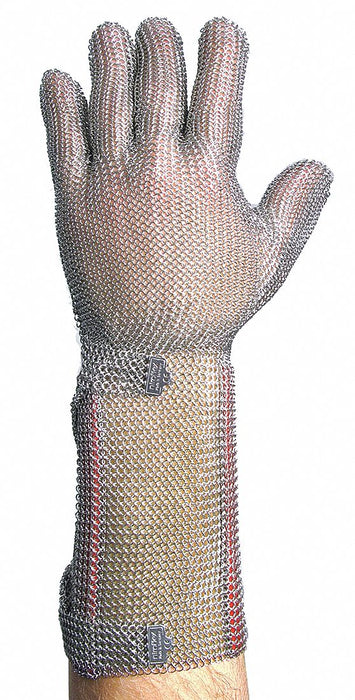 G4018 Chainmail Cut-Resist Glove L/9 Silver