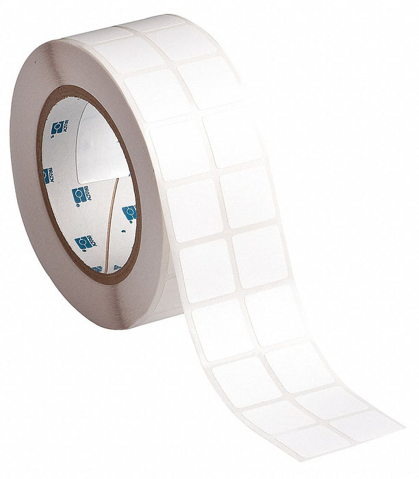 Pre-Cut Label Stock Roll White Matte