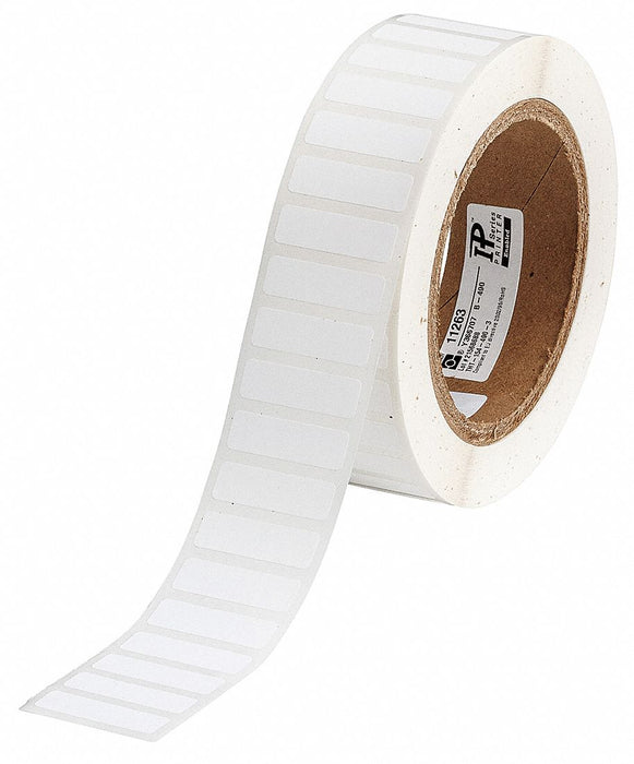 Pre-Cut Label Stock Roll White Matte