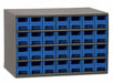 G2389 Bin Cab 28BlueDrwr Gray 11 H BlueDrwr