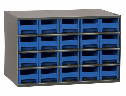 G2390 Bin Cab 20BlueDrwr Gray 11 H BlueDrwr