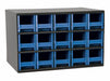 G2392 Bin Cab 15BlueDrwr Gray 11 H BlueDrwr
