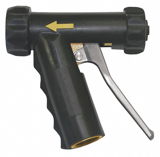 Water Nozzle Black 5-1/2 In L 3/4 In