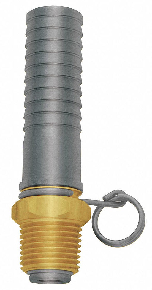 Swivel Hose Adapter Brass 3/4 x 1/2 
