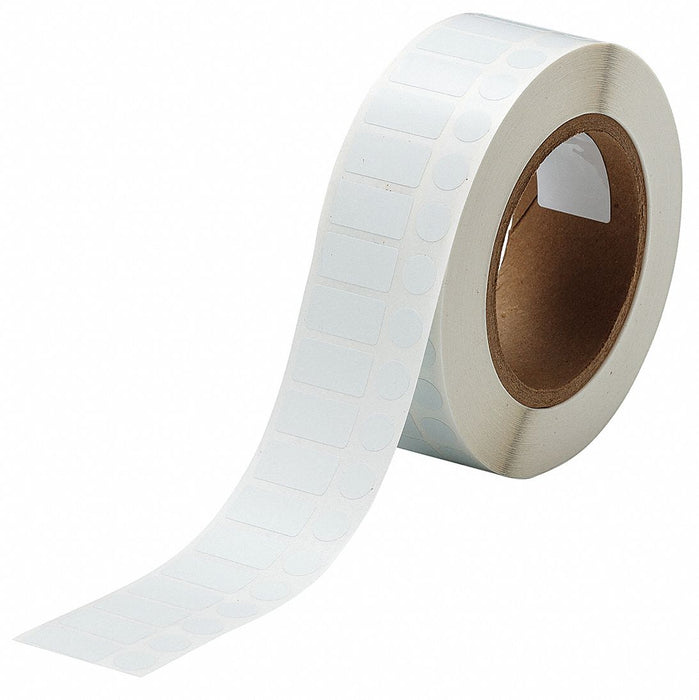 Pre-Cut Label Stock Roll White Matte