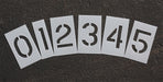 StencilSet NumberSet Polyethylene 12pcs