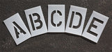 StencilSet LetterSet Polyethylene 28pcs