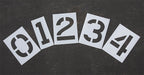 StencilSet NumberSet Polyethylene 12pcs
