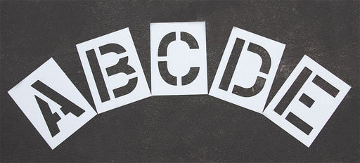 StencilSet LetterSet Polyethylene 28pcs