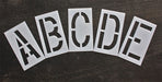 StencilSet LetterSet Polyethylene 28pcs
