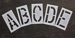 StencilSet LetterSet Polyethylene 28pcs
