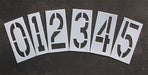 StencilSet NumberSet Polyethylene 12pcs
