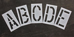 StencilSet LetterSet Polyethylene 28pcs