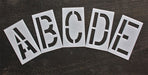 StencilSet LetterSet Polyethylene 28pcs