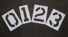 StencilSet NumberSet Polyethylene 12pcs