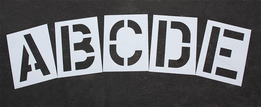 Pavement Stencil 24 in Alphabet Kit 1/16