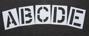 StencilSet LetterSet Polyethylene 28pcs