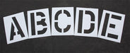 StencilSet LetterSet Polyethylene 28pcs