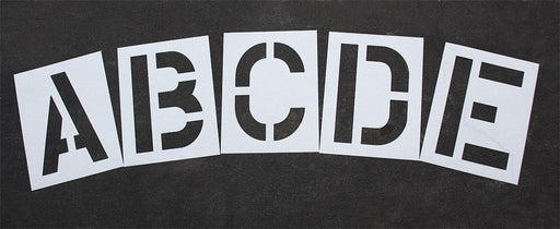 StencilSet LetterSet Polyethylene 28pcs