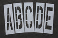 StencilSet LetterSet Polyethylene 28pcs