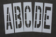 StencilSet LetterSet Polyethylene 28pcs