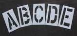 StencilSet LetterSet Polyethylene 28pcs