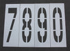 StencilSet NumberSet Polyethylene 12pcs