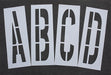 StencilSet LetterSet Polyethylene 28pcs