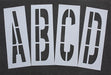 StencilSet LetterSet Polyethylene 28pcs