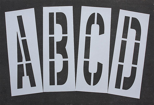 StencilSet LetterSet Polyethylene 28pcs