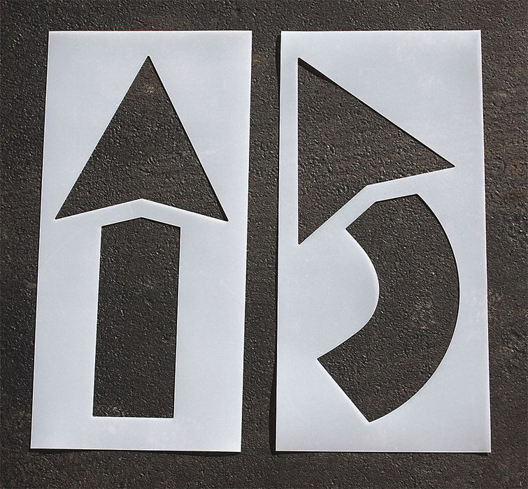 IndivStencil Symbol Polyethylene 2pcs