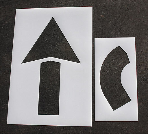 IndivStencil Symbol Polyethylene 2pcs