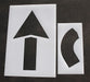 IndivStencil Symbol Polyethylene 2pcs